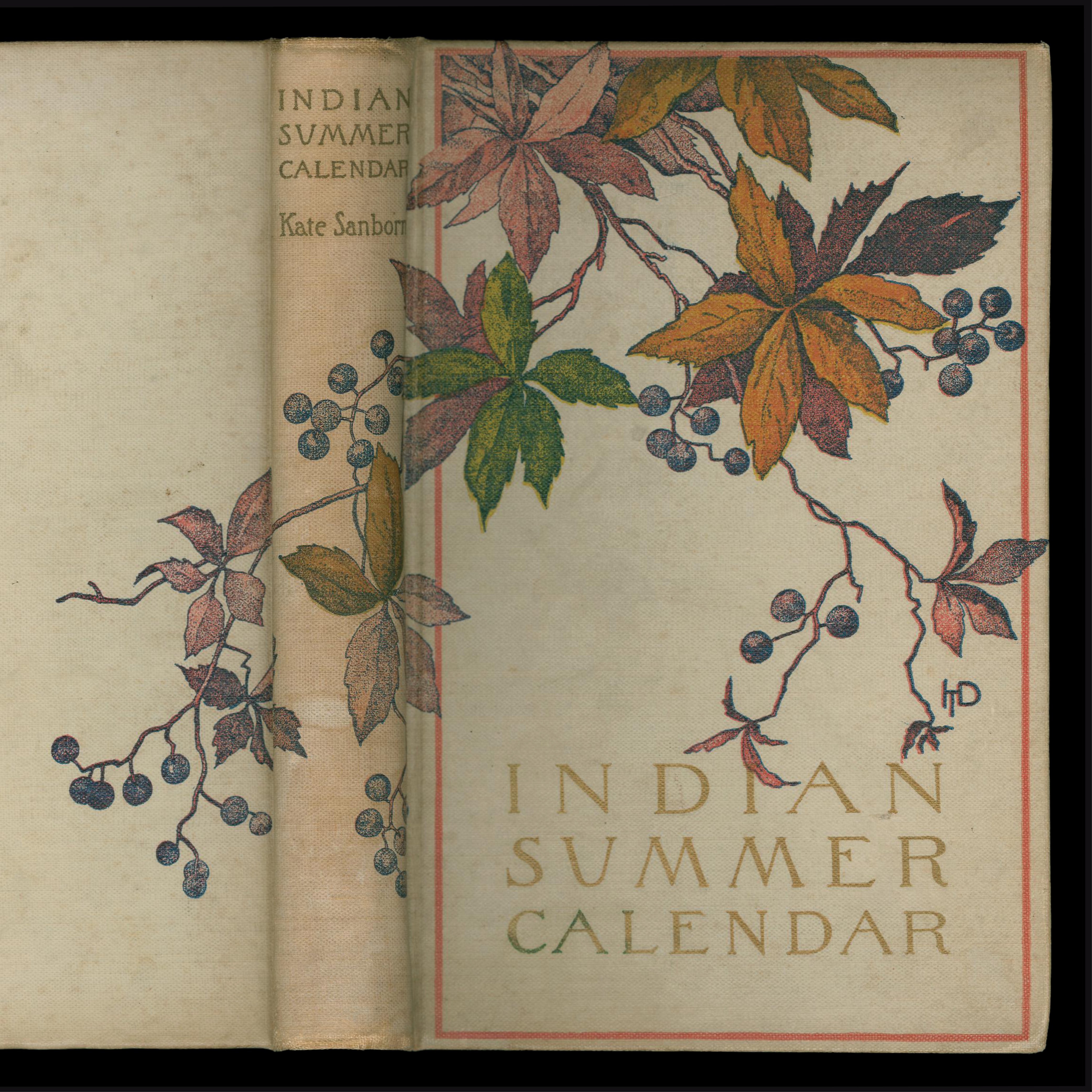 Kate Sanborn, Indian Summer Calendar (Case, Lockwood, and Brainard Company, 1904). University of Wisconsin--Madison Libraries.